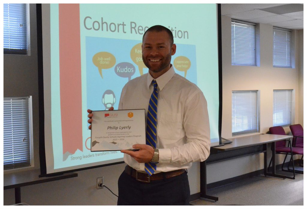 Forsyth County Schools teacher, Philip Lyerly, was one of 84 leaders in FY16 who graduated from our Aspiring Leaders Program prepared to drive school improvement.
